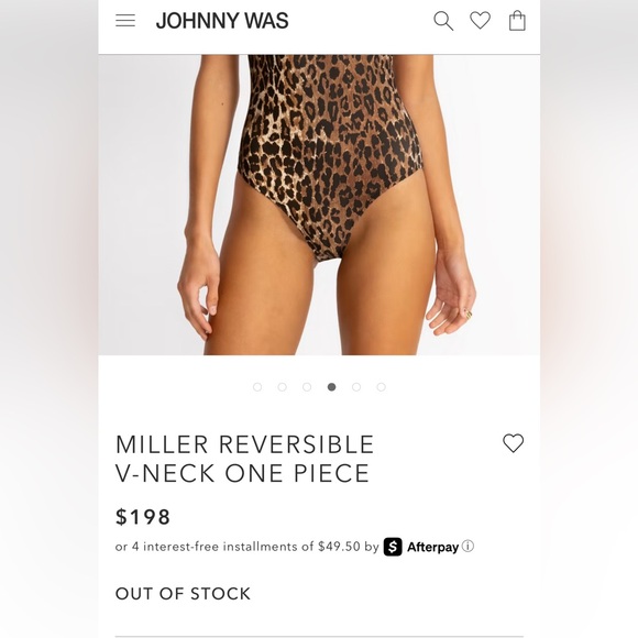 new Johnny Was swimsuit jungle reversible floral Miller V-neck black one-piece S - Picture 15 of 16